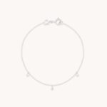 Diamond Bracelet in Solid Silver