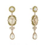 Molten Hoops in Silver